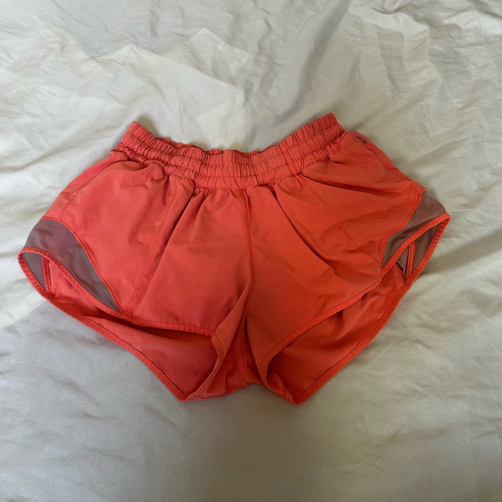 Lululemon Coral Hotty Hot Shorts 6